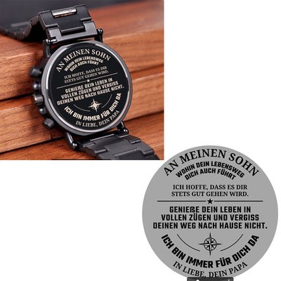 Reloj de Madera BOBO BIRD Cronógrafo Militar Lujo para Hombre - Image 22