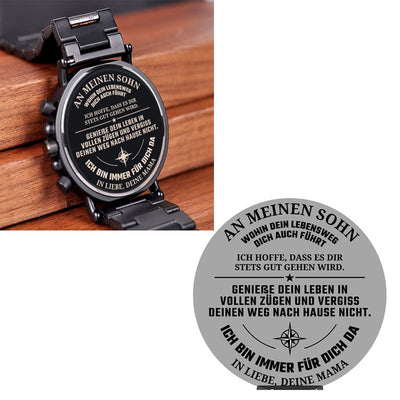 Reloj de Madera BOBO BIRD Cronógrafo Militar Lujo para Hombre - Image 23