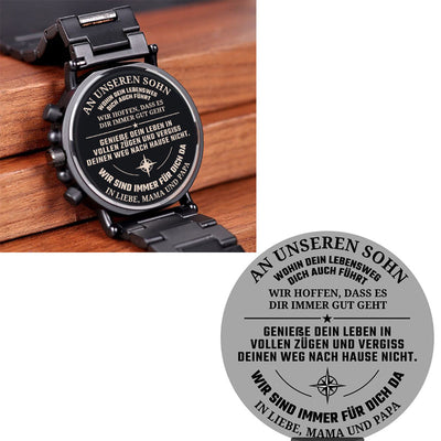 Reloj de Madera BOBO BIRD Cronógrafo Militar Lujo para Hombre - Image 24