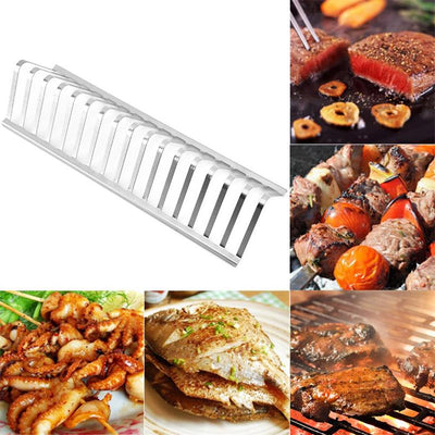 Soporte para Costillas y Ahumador de Acero Inoxidable - Accesorios BBQ Premium - Image 11