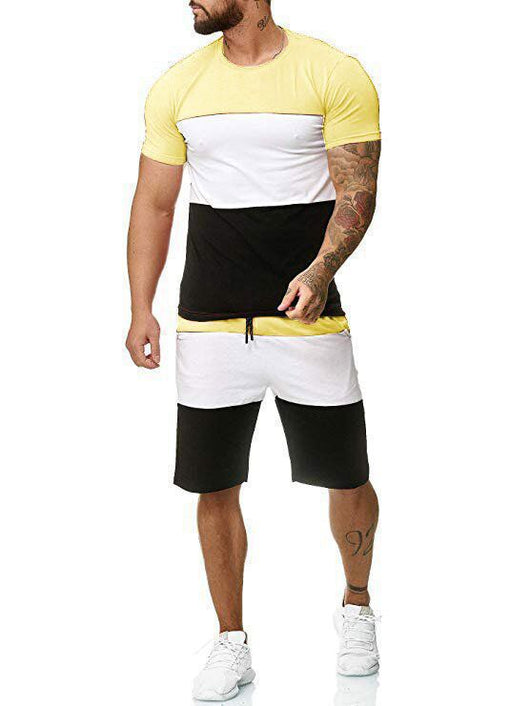 Conjunto Deportivo Hombre con Diseño a Contraste - Camiseta y Pantalón - Image 2