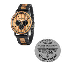 Reloj de Madera BOBO BIRD Cronógrafo Militar Lujo para Hombre - Image 25