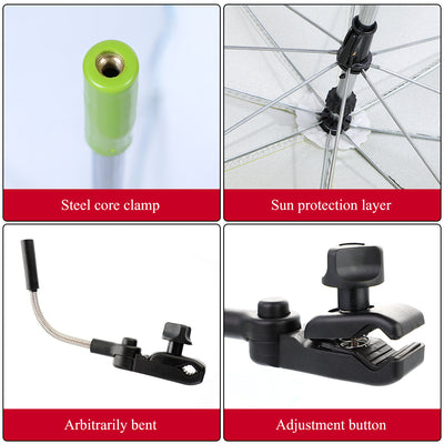 Sombrilla Ajustable 360° para Carrito de Bebé - Image 16
