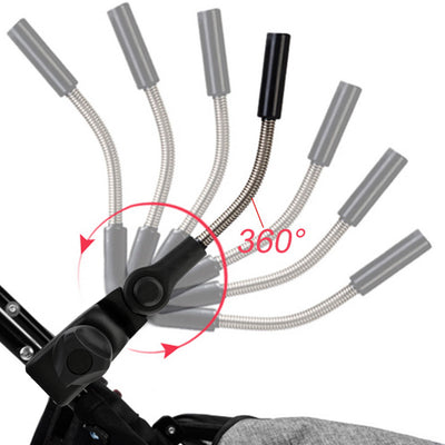 Sombrilla Ajustable 360° para Carrito de Bebé - Image 15