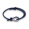 European And American Fashion Nautical Navy Jewelry Anchor Fish Hook Retro Unisex Braided Bracelet Anchor Bracelet 5