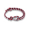 European And American Fashion Nautical Navy Jewelry Anchor Fish Hook Retro Unisex Braided Bracelet Anchor Bracelet 4