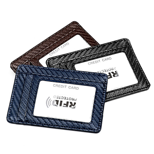 Billetera Minimalista de Fibra de Carbono con Clip para Dólares - Image 2