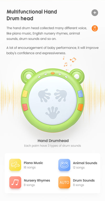 Tambores Musicales Infantiles - Instrumentos Educativos para Bebés - Image 10