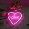 Lámpara Neon Diamante Decorativa - Luz Nocturna LED de Diseño Moderno