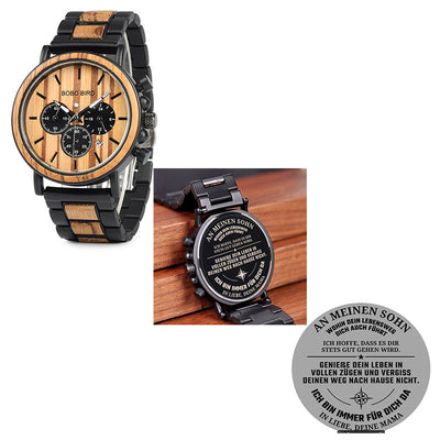 Reloj de Madera BOBO BIRD Cronógrafo Militar Lujo para Hombre - Image 27