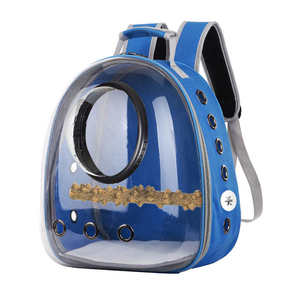 Mochila Transpirable para Mascotas - Bolsa de Viaje Espaciosa para Pájaros y Animales Pequeños