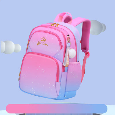 Mochila Escolar Degradado de Colores para Niñas - Image 4
