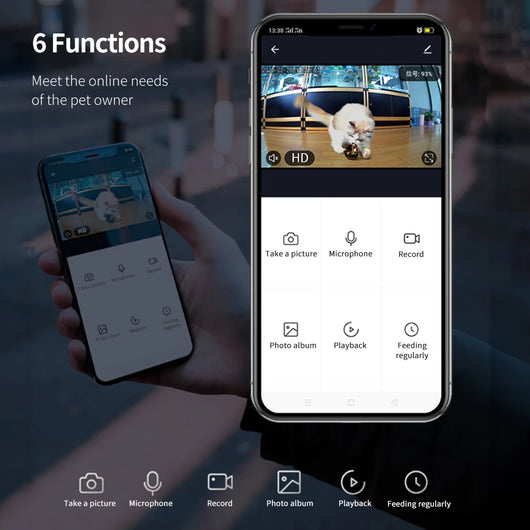Comedero Automático Inteligente para Mascotas con Cámara y Control por App - Image 3