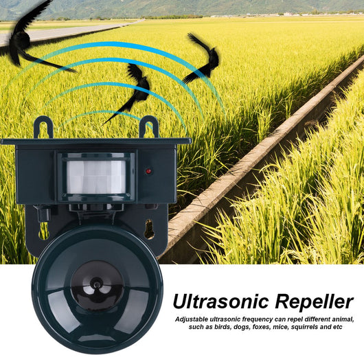Repelente Ultrasónico Solar con Sensor de Movimiento para Plagas - Image 10