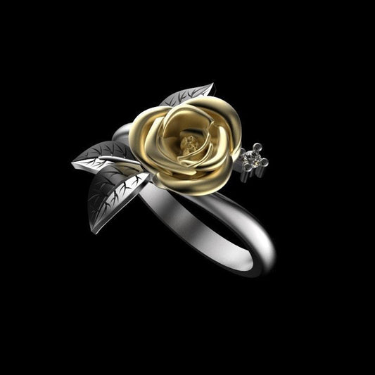 Anillo de Compromiso Floral Elegante - Image 2