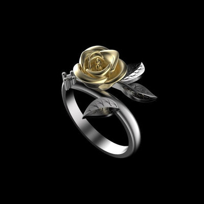 Anillo de Compromiso Floral Elegante - Image 6