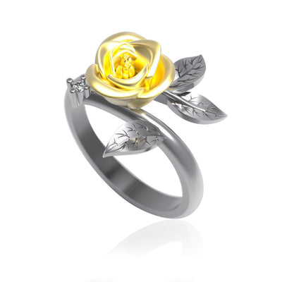 Anillo de Compromiso Floral Elegante - Image 4
