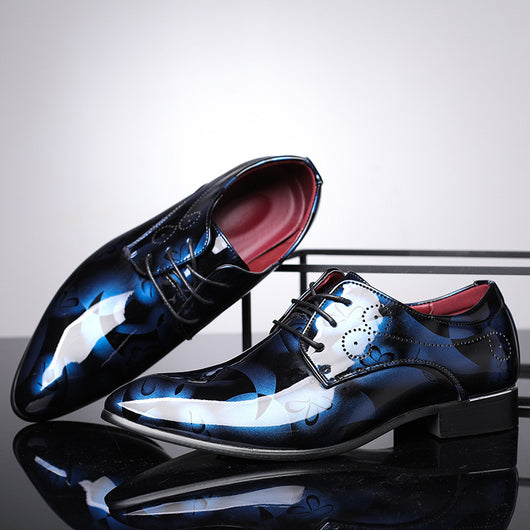 Zapatos de Cuero Inglés Punta Fina para Hombre - Elegancia Clásica