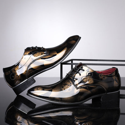 Zapatos de Cuero Inglés Punta Fina para Hombre - Elegancia Clásica - Image 2
