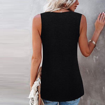 Blusas de Encaje Talla 5XL Sexy Holgadas para Mujer - Camisetas Tirantes Verano Cuello Redondo - Image 14