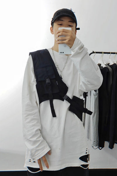 Chaleco Táctico Funcional Wu Yifan con Bolsillos de Carga - Image 8