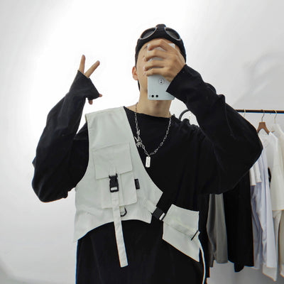 Chaleco Táctico Funcional Wu Yifan con Bolsillos de Carga - Image 9