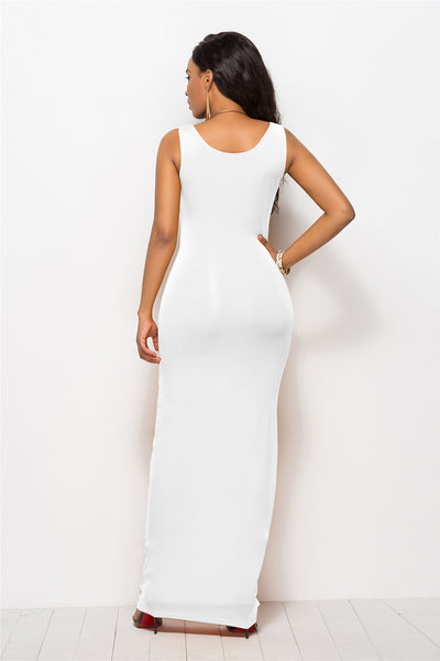 Vestido Largo Elegante sin Mangas Primavera Verano - Tela Elástica Transpirable - Image 31