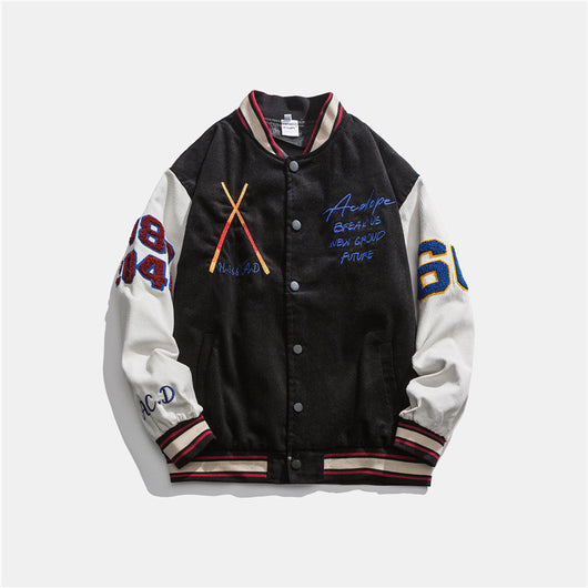 Chaqueta Overol Holgada Estilo Béisbol Retro - Image 10