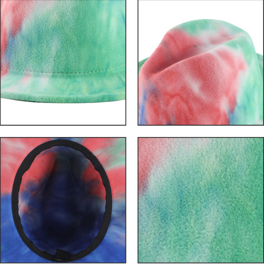 Gorro Jazz Reversible Tie-Dye Degradado Unisex Estilo Británico - Image 10