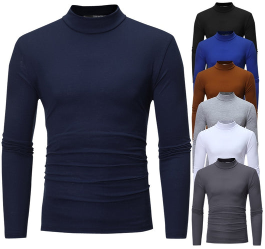 Suéter Cuello Alto Tejido Fino Primavera Otoño - Image 13