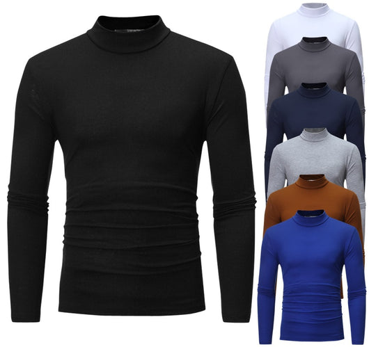 Suéter Cuello Alto Tejido Fino Primavera Otoño - Image 16