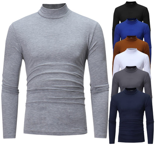 Suéter Cuello Alto Tejido Fino Primavera Otoño - Image 22