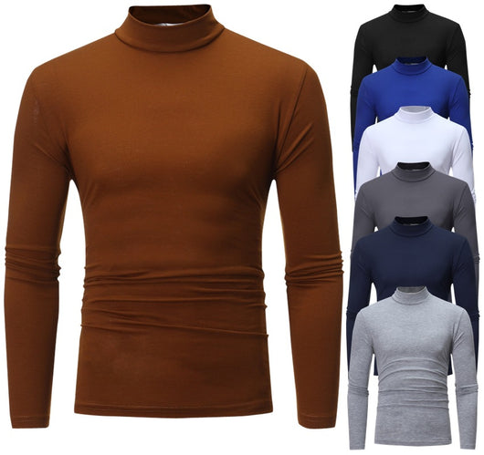 Suéter Cuello Alto Tejido Fino Primavera Otoño - Image 10