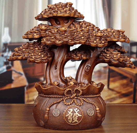 Árbol de la Fortuna Decorativo - Adorno Feng Shui para Sala y Bar - Image 7