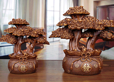 Árbol de la Fortuna Decorativo - Adorno Feng Shui para Sala y Bar - Image 6