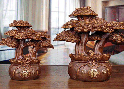 Árbol de la Fortuna Decorativo - Adorno Feng Shui para Sala y Bar - Image 6