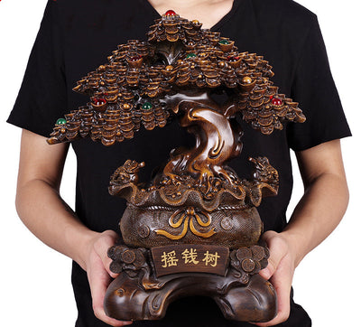 Árbol de la Fortuna Decorativo - Adorno Feng Shui para Sala y Bar - Image 9