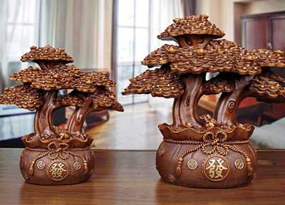 Árbol de la Fortuna Decorativo - Adorno Feng Shui para Sala y Bar - Image 4