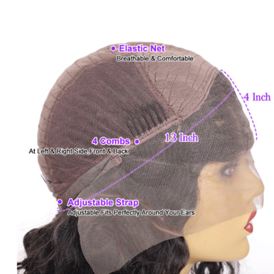 Peluca Bob Frontal de Encaje 13X4 Cabello Real Remy Europeo Americano - Image 6