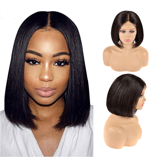 Peluca Bob Frontal de Encaje 13X4 Cabello Real Remy Europeo Americano - Image 10