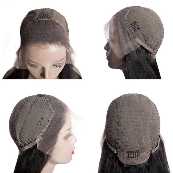Peluca Bob Frontal de Encaje 13X4 Cabello Real Remy Europeo Americano
