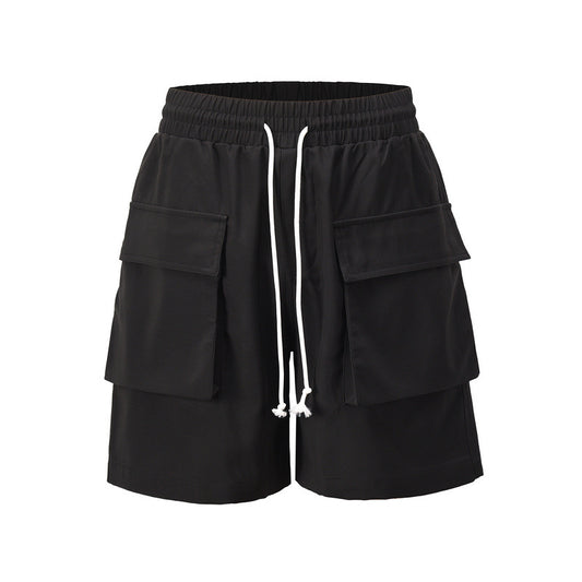 Shorts con Bolsillos Grandes de Diseño 3D