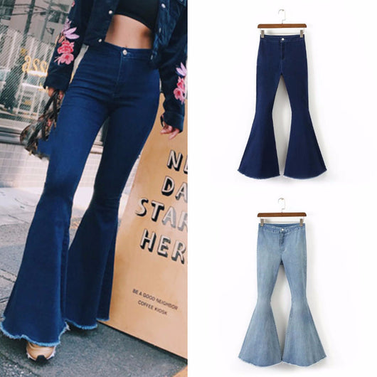 Pantalones Vaqueros Slim Stretch Azul Profundo Estilo Coreano para Mujer - Image 6