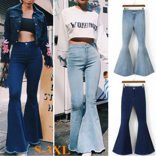 Pantalones Vaqueros Slim Stretch Azul Profundo Estilo Coreano para Mujer