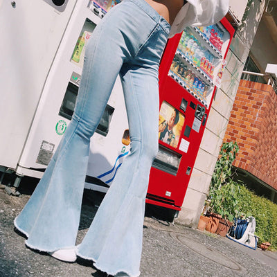 Pantalones Vaqueros Slim Stretch Azul Profundo Estilo Coreano para Mujer - Image 4