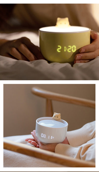 Reloj Despertador con Luz de Atmósfera LED Recargable y Pantalla Táctil - Image 11