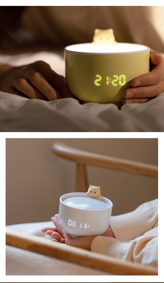 Reloj Despertador con Luz de Atmósfera LED Recargable y Pantalla Táctil - Image 11