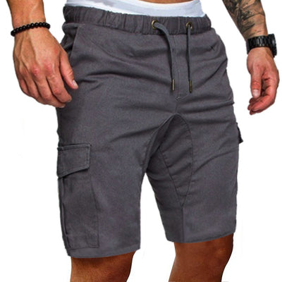 Shorts Deportivos Hombre Sueltos Cómodos con Cinturón Ajustable - Image 12