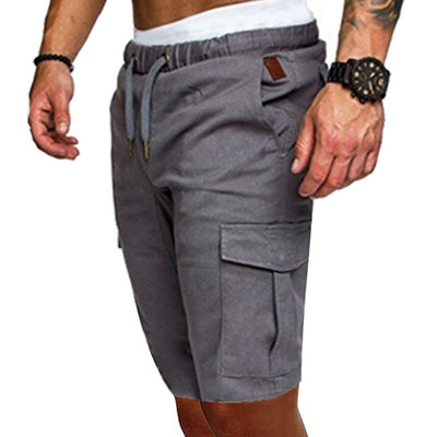 Shorts Deportivos Hombre Sueltos Cómodos con Cinturón Ajustable - Image 9