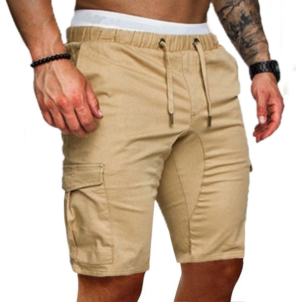 Shorts Deportivos Hombre Sueltos Cómodos con Cinturón Ajustable